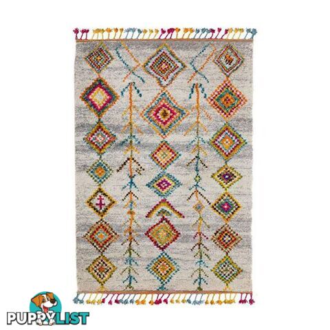 Cream Kasach Heat Set Rug - Unbranded - 9476062127916