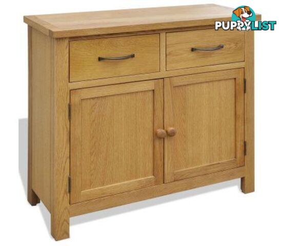 Oak Sideboard 90 x 33.5 x 83 Cm - Unbranded - 4326500435309