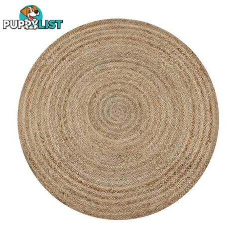 Area Rug Braided Jute Round - Unbranded - 8718475574002