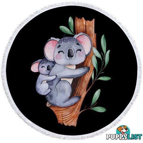 Cute Koalas Beach Towel - Towel - 7427046344753