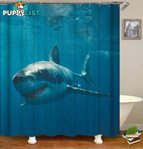 Great White Shark Shower Curtain - Curtain - 7427045922013