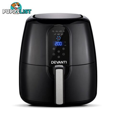 Oil Free Air Fryer 7L - Black - Devanti - 4344744390406