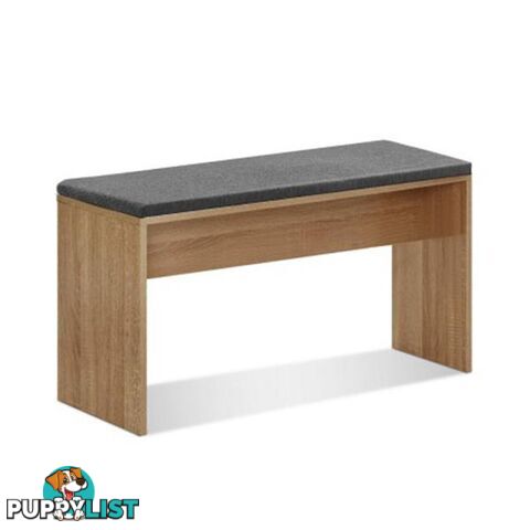 Dining Bench Natu Upholstery Seat Stool Cushion Furniture 90 Cm Oak - Artiss - 9350062258569