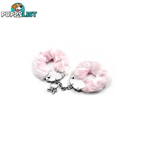 Fetish Pleasure Fluffy Hand Cuffs Pink - Fetish Pleasure - 7427046366274