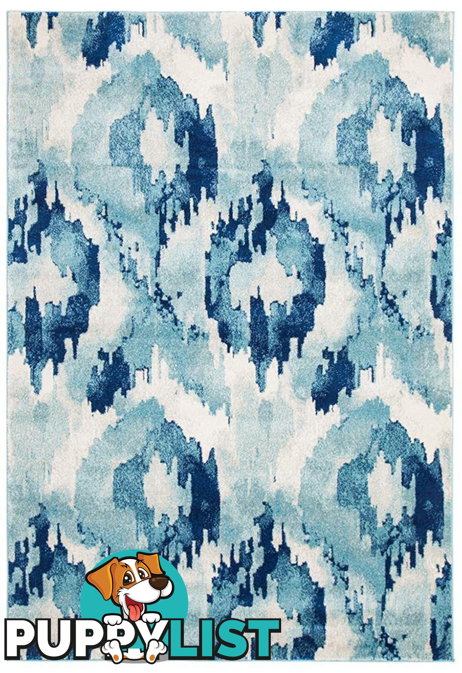 Mirage Lesley Whimsical Blue Rug - Unbranded - 9375321837347