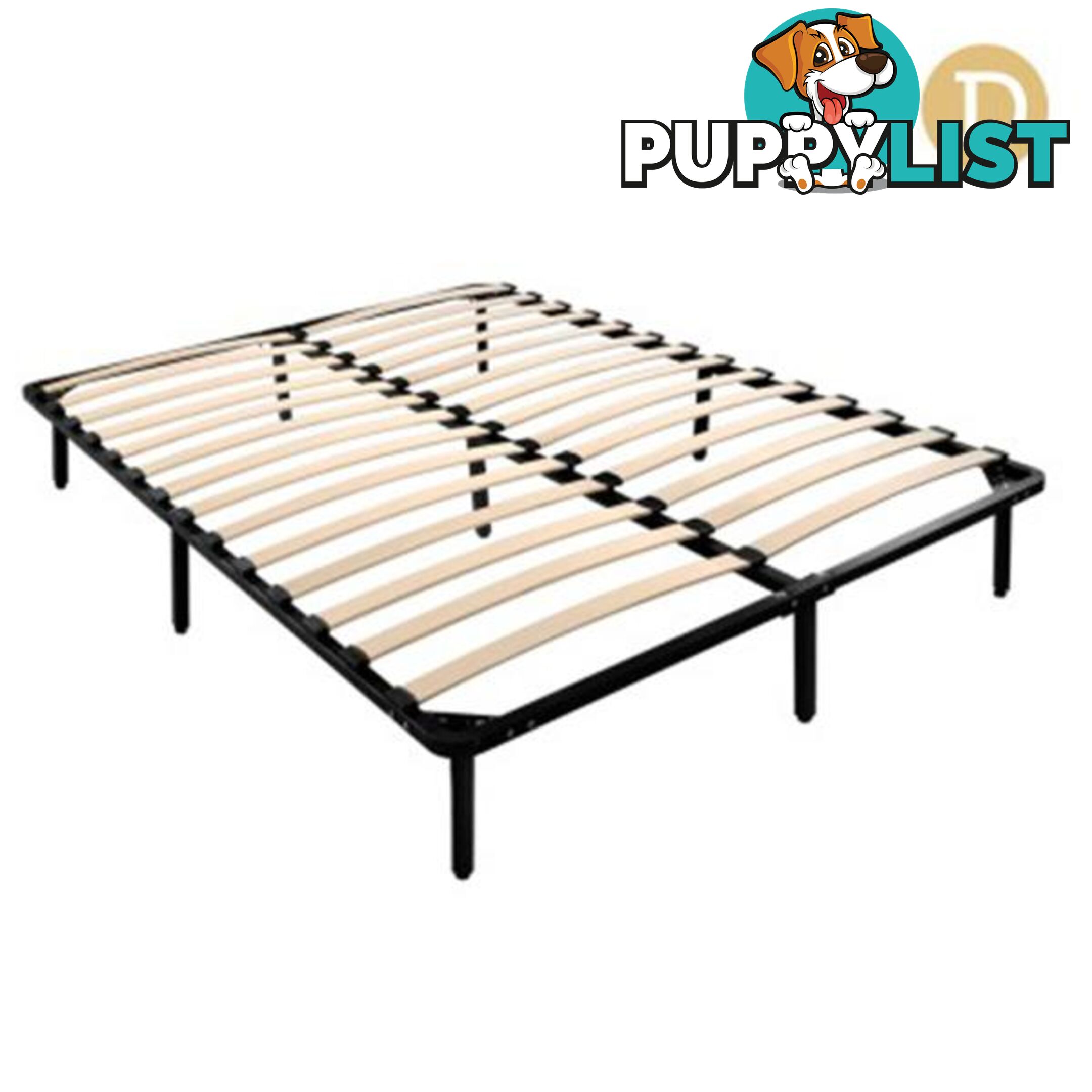 Metal Bed Base Frame - Black - Artiss - 4326500249388