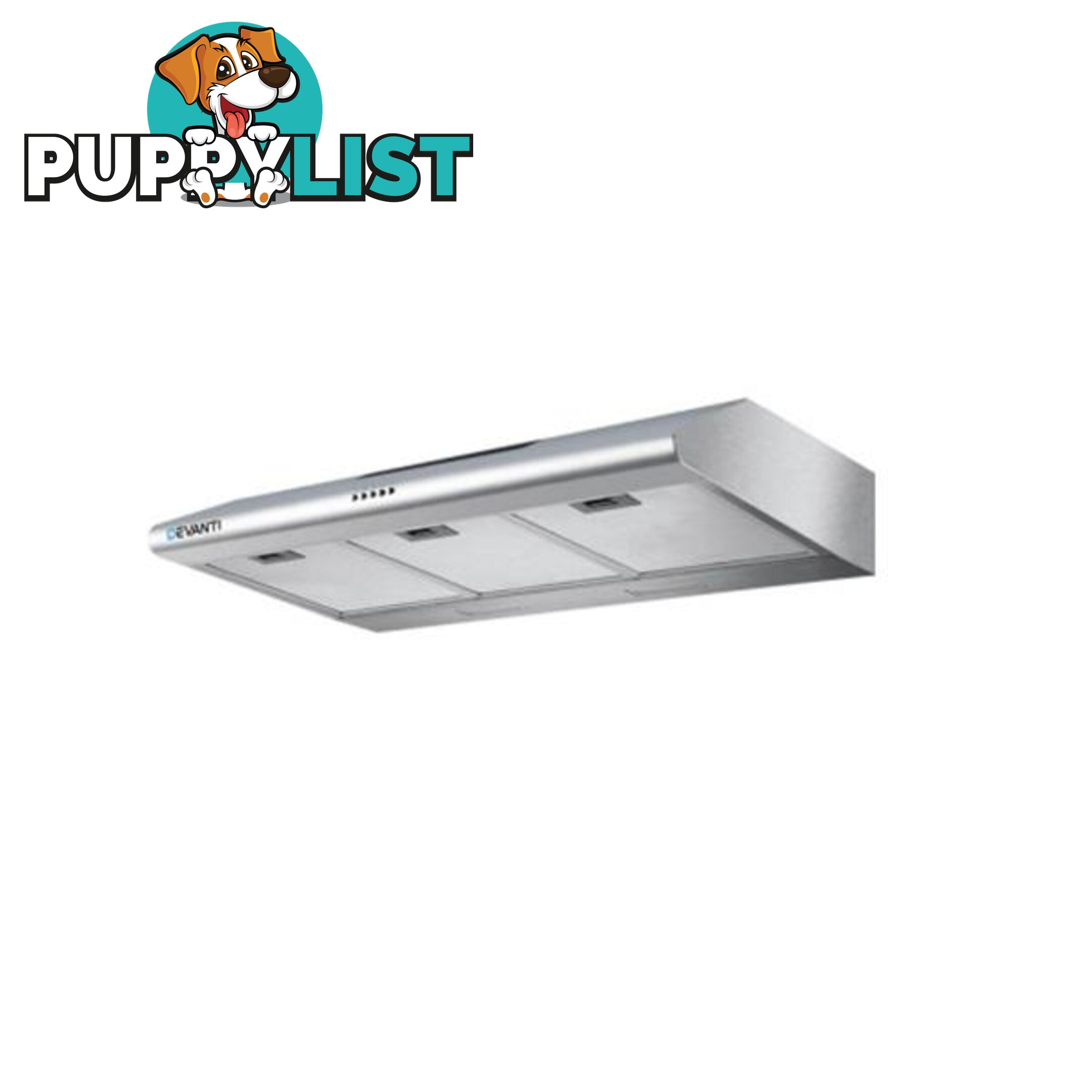 Devanti Fixed Range Hood Stainless Steel Kitchen Canopy 90Cm 900Mm - Devanti - 7427046191166