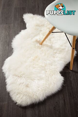 Natural New Zealand White Sheep Skin Rug - Unbranded - 7427046368933