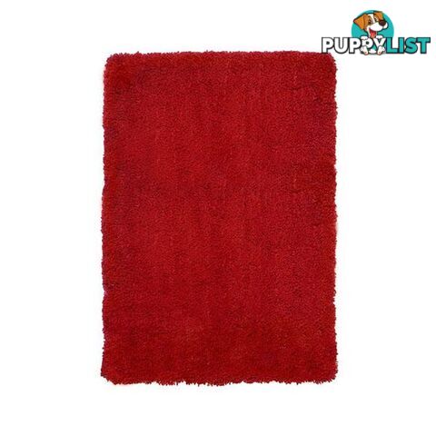 Non Shedding Urban Red Shag Rug - Unbranded - 7427046073707