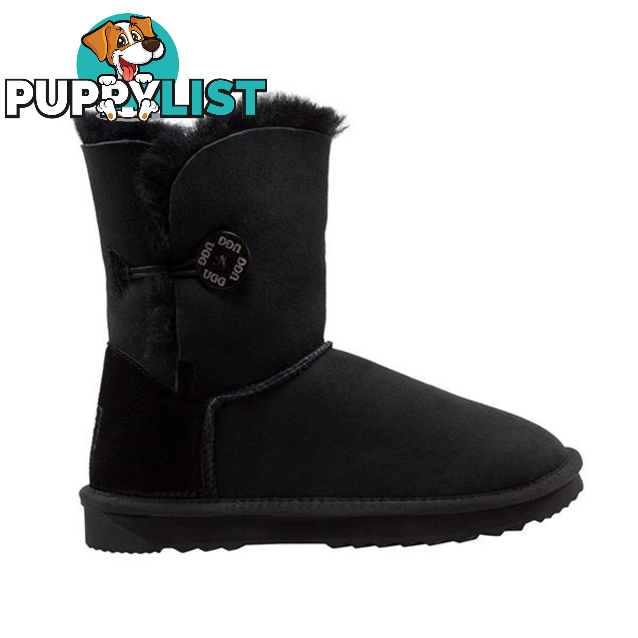 Comfort Me Australian Made Mid Bailey Button Ugg Boot - Comfort Me - 822427521674