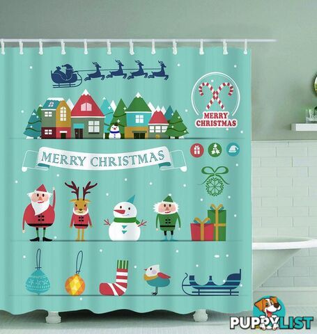 The Christmas Team Shower Curtain - Curtain - 7427046000659