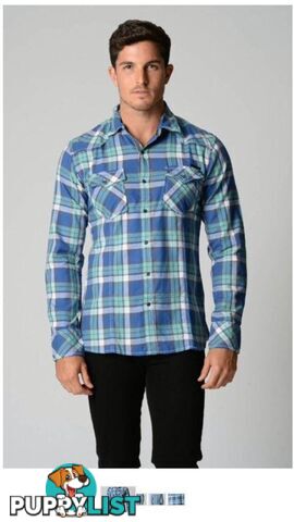 Deacon Aqua Check Shirt - Deacon - 4326500382528