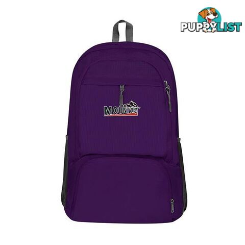 25L Travel Backpack Mens Foldable Camping Folding Bag Rucksack Purple - Unbranded - 787976600235