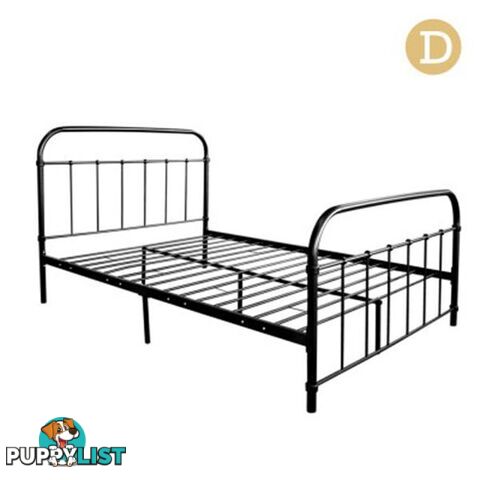 Metal Bed Frame - Black - Artiss - 4326500249425