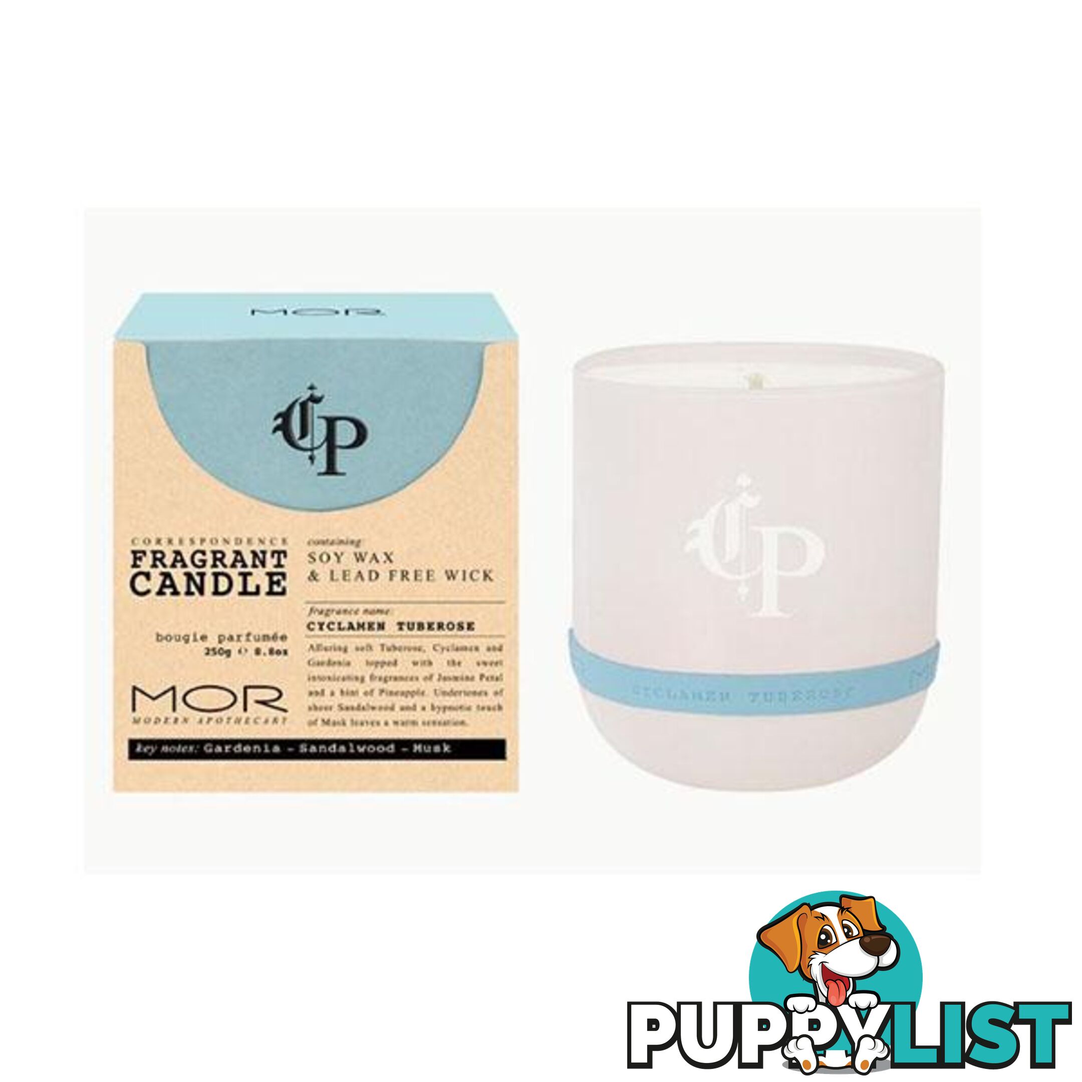 Mor Fragrant Candle 250G Cyclamen Tuberose - MOR - 7427005866999