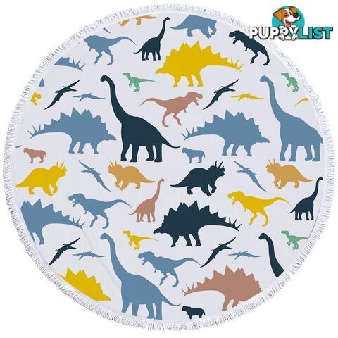 Dinosaurs For Kids Beach Towel - Towel - 7427046326421