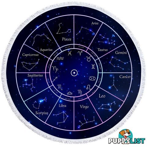 Zodiac Beach Towel - Towel - 7427046313599