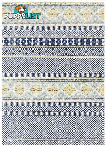 Oasis Sabrina Navy Tribal Rug - Unbranded - 9375321846219