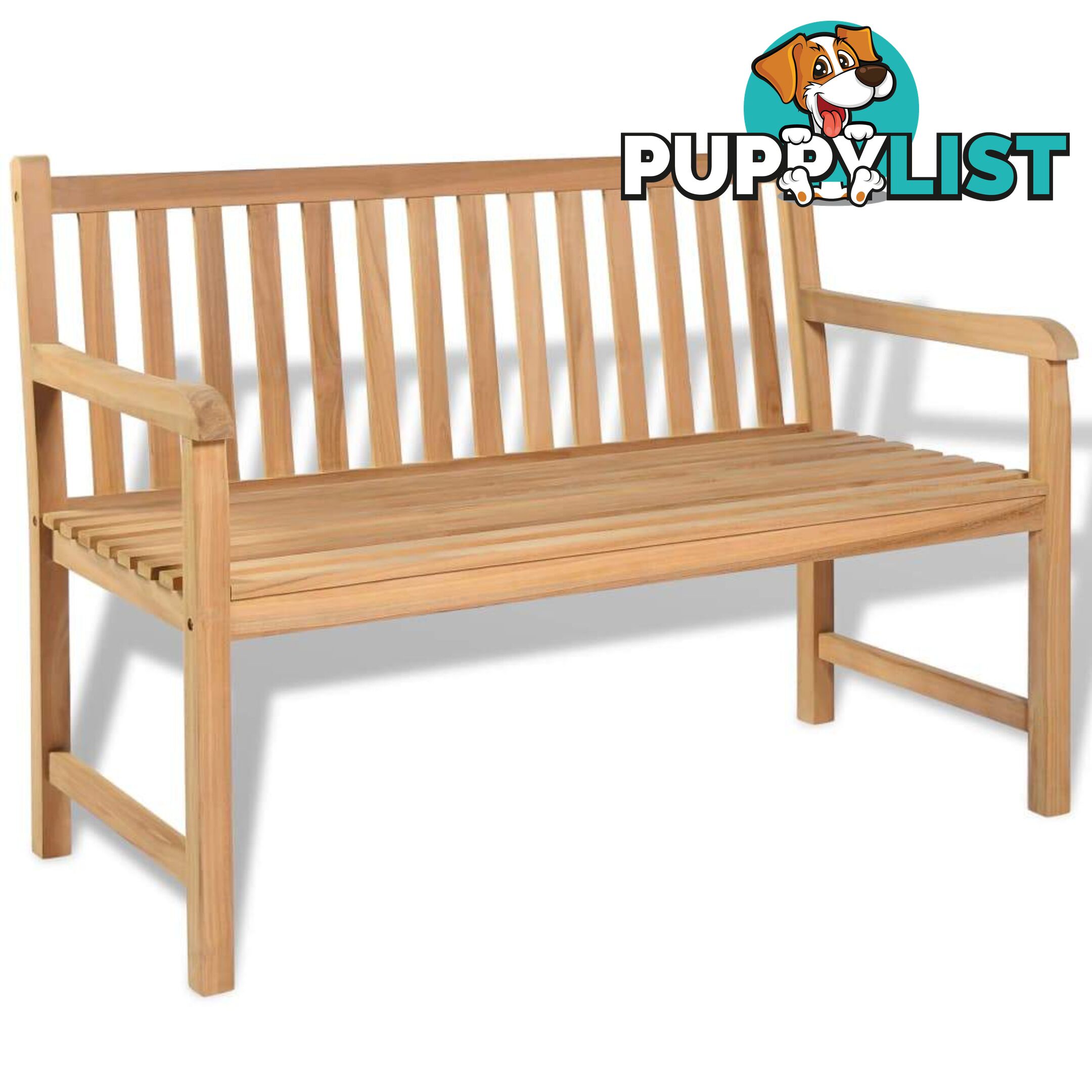 Outdoor Bench Teak 120 x 62.5 x 90 Cm - Unbranded - 9476062038137