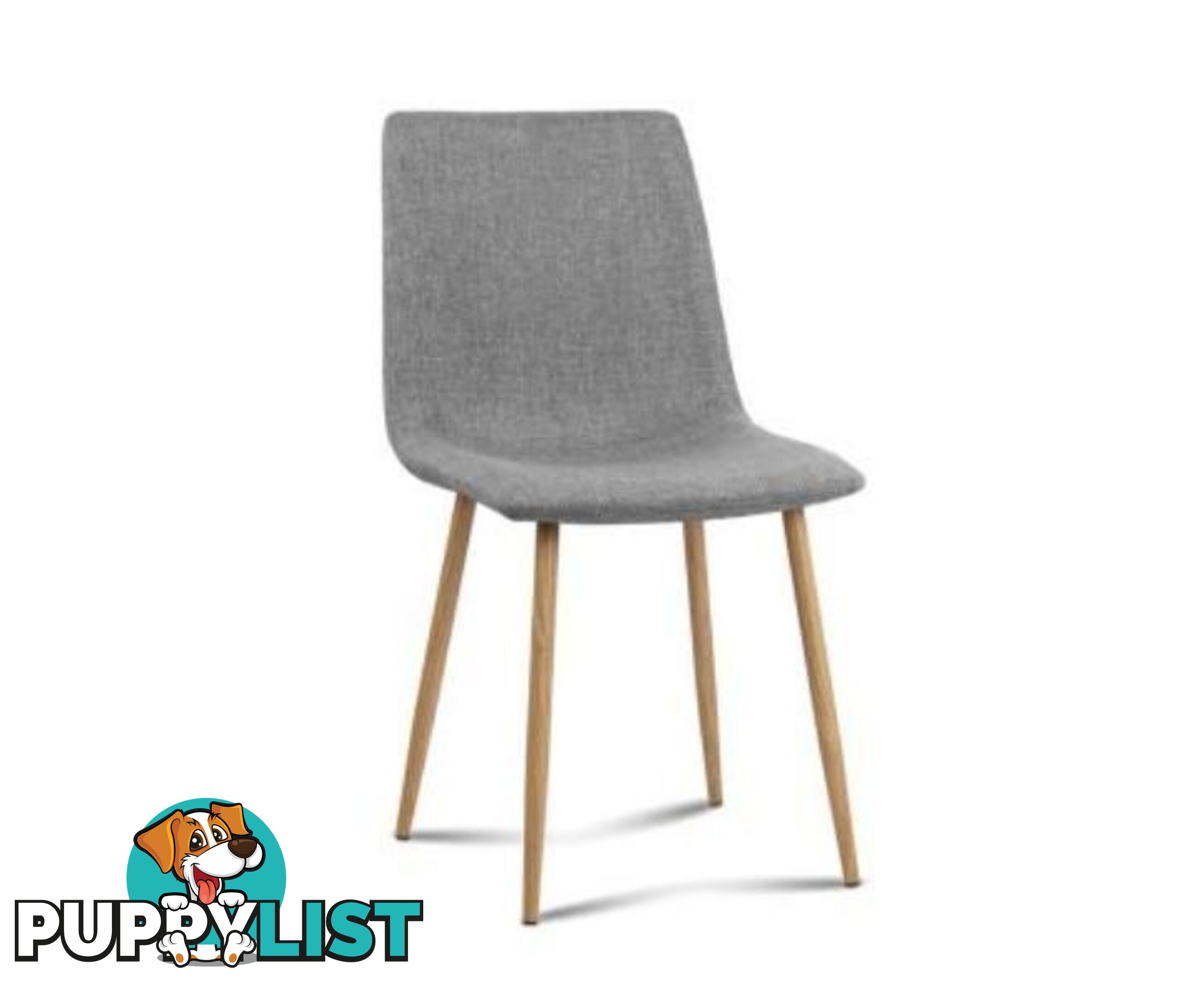 Artiss 4X Collins Dining Chairs - Light Grey - Artiss - 9350062158524