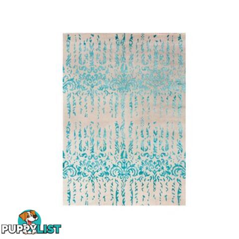 Heritage Green Wool Art Silk Rug - Unbranded - 7427046159203