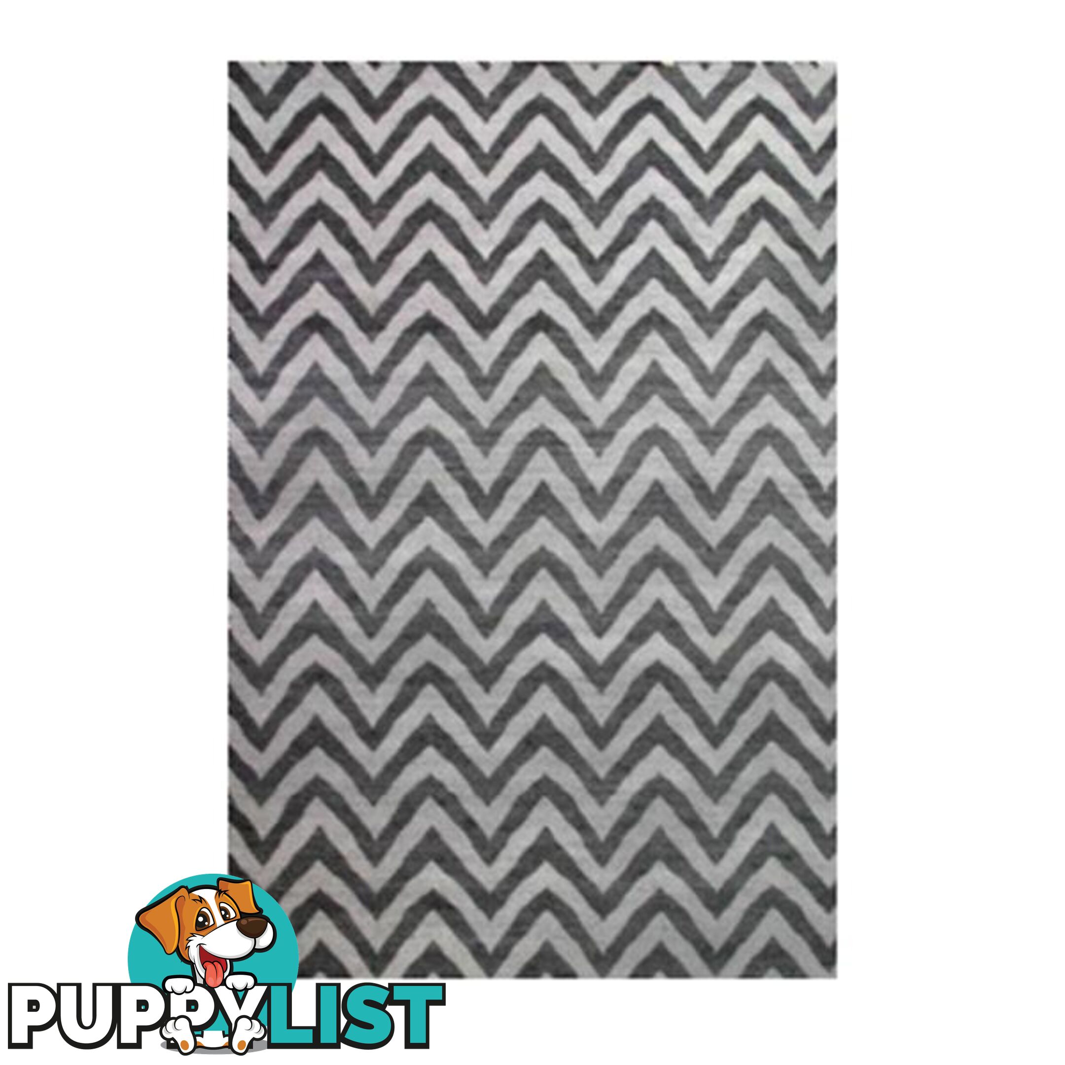 Newport Chevron Viscose Rug - Unbranded - 7427046180689