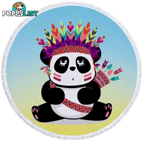 Chief Panda Beach Towel - Towel - 7427046309707