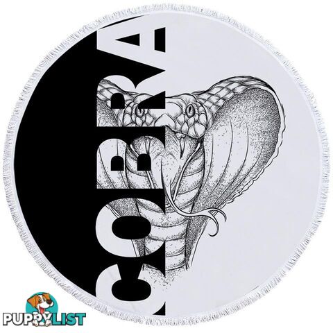 Cobra Beach Towel - Towel - 7427046344227