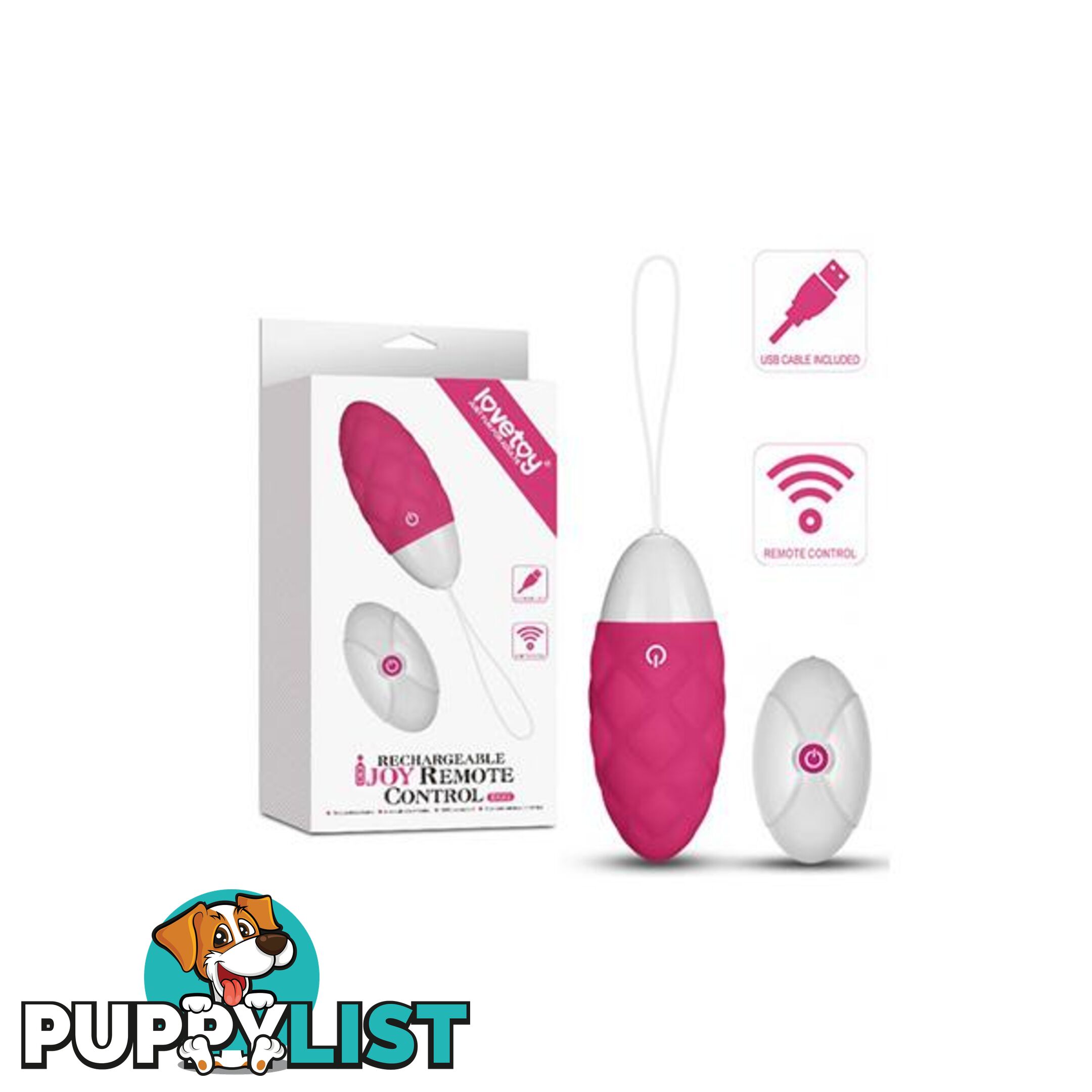 Ijoy Remote Wireless Control Rechargeable Egg - Adult Toys - 6970260907552