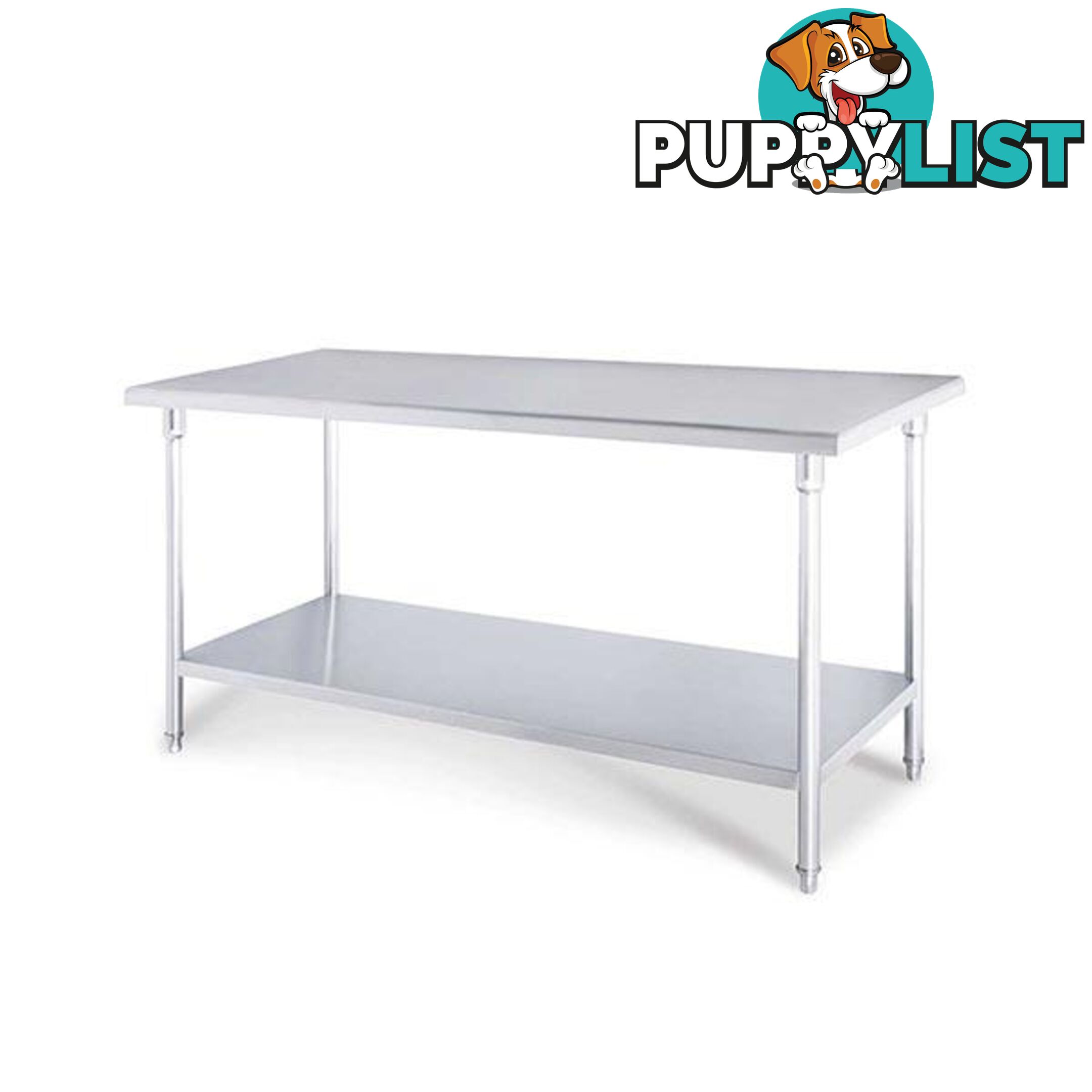 Soga 150X70X85Cm Kitchen Stainless Steel Prep Work Bench - Soga - 9476062126605