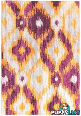 Dimensions Divinity Burst Aubergine Modern Rug - Unbranded - 9375321826044