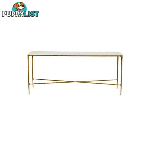 Heston Console Table Brass - Console Table - 9476062102180