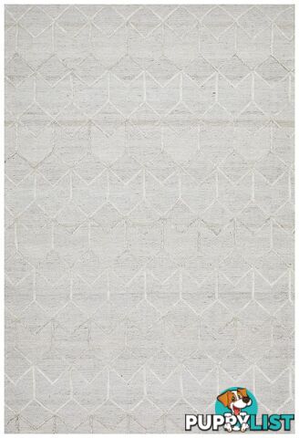 Visions Winter Grey Brush Modern Rug - Unbranded - 9375321829359