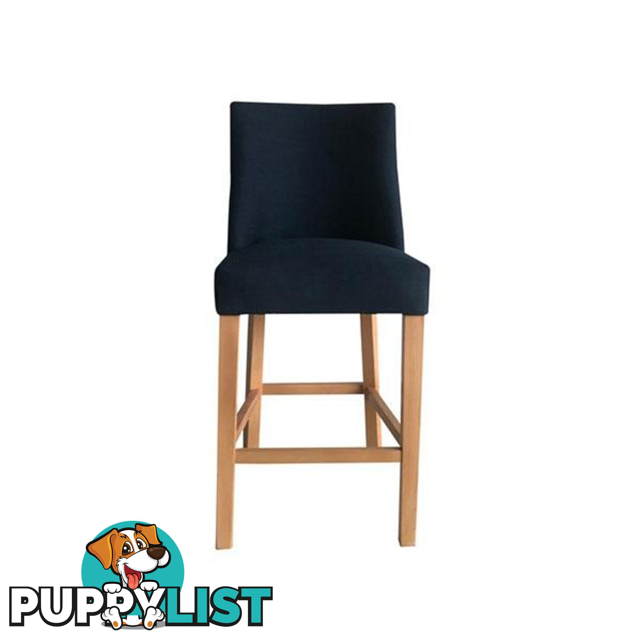 Cordelia Barstool French Navy - Bar Stool - 7427046210270