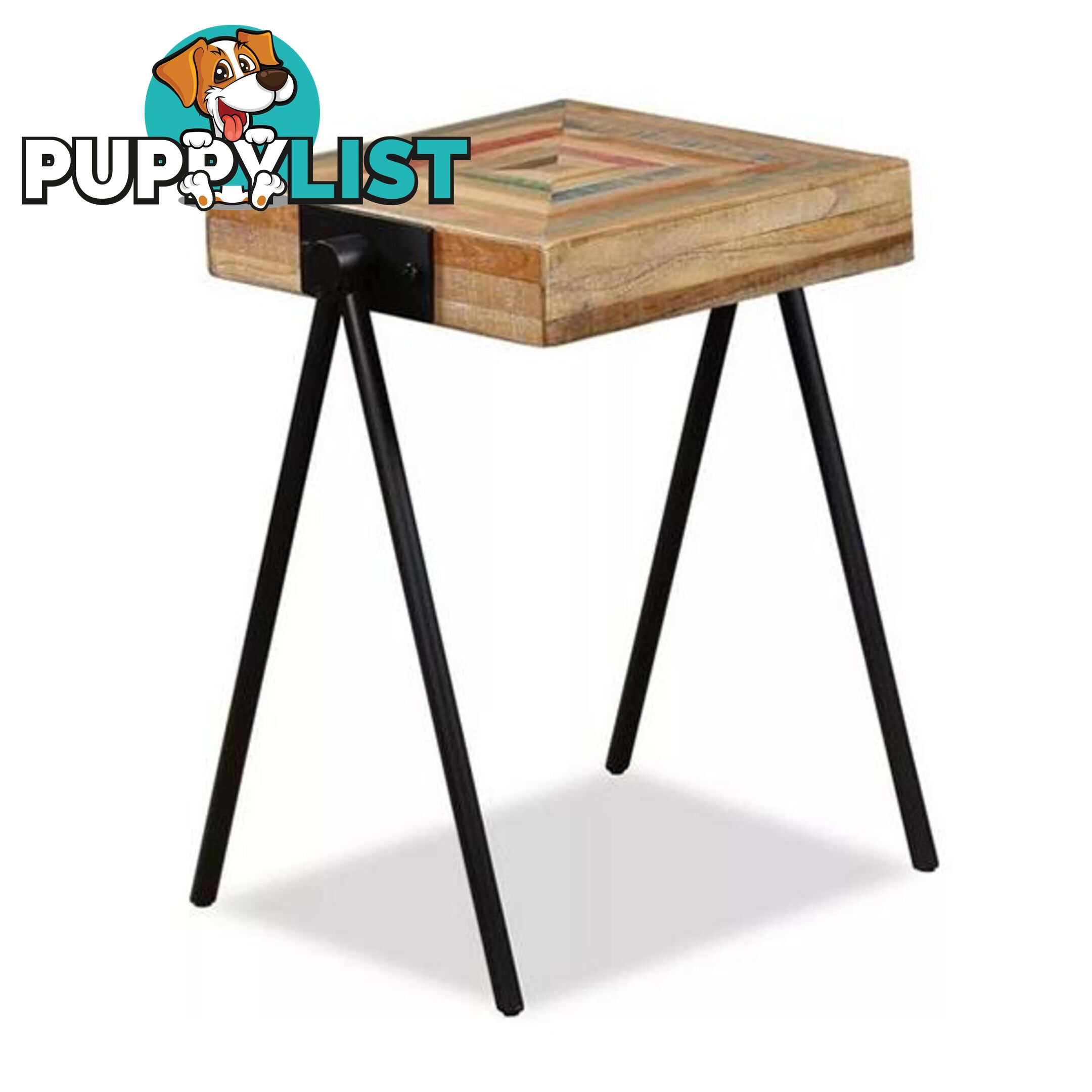 Side Table Solid Reclaimed Teak - Unbranded - 8718475577461