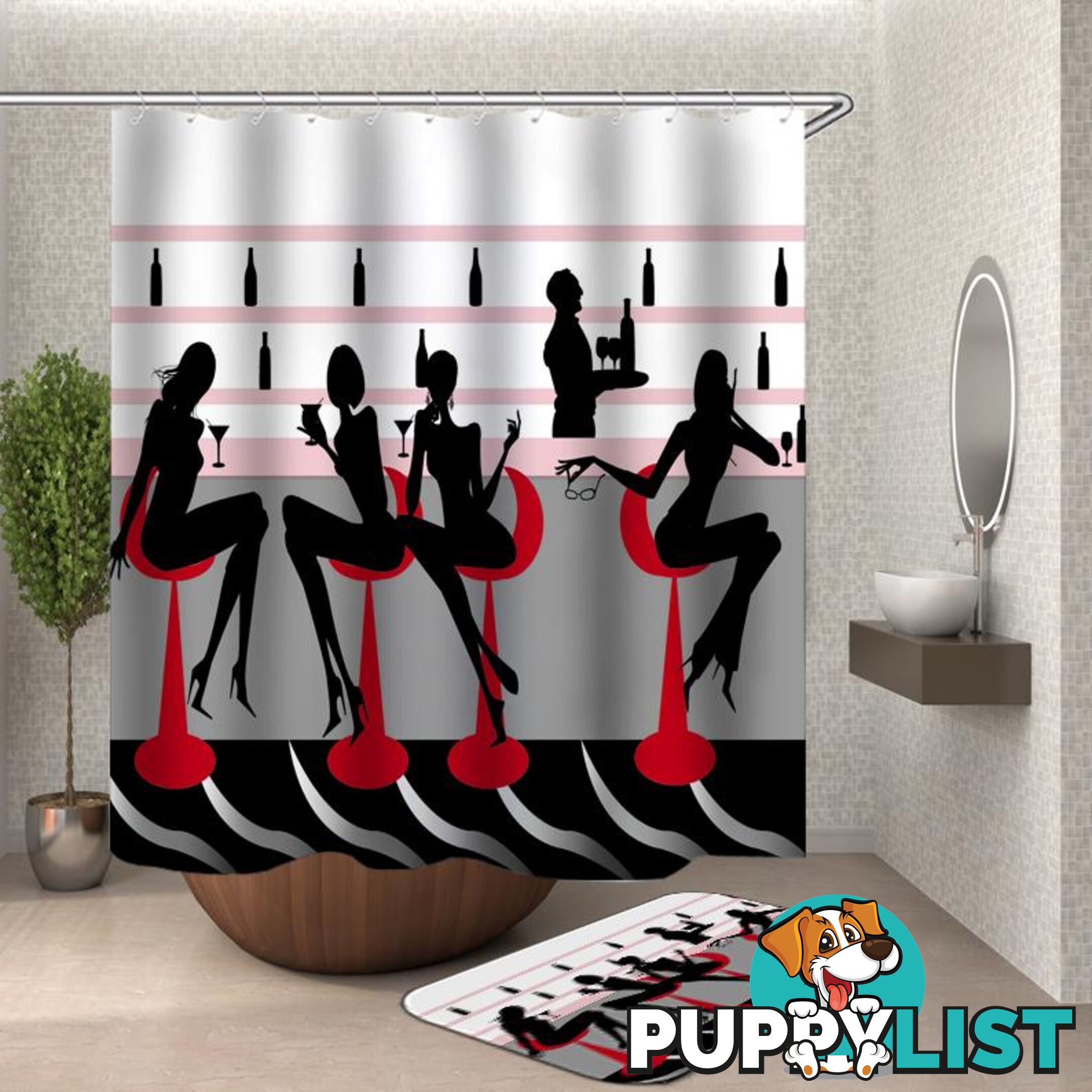 Urban Chic Ladies Shower Curtain - Curtain - 7427046122108
