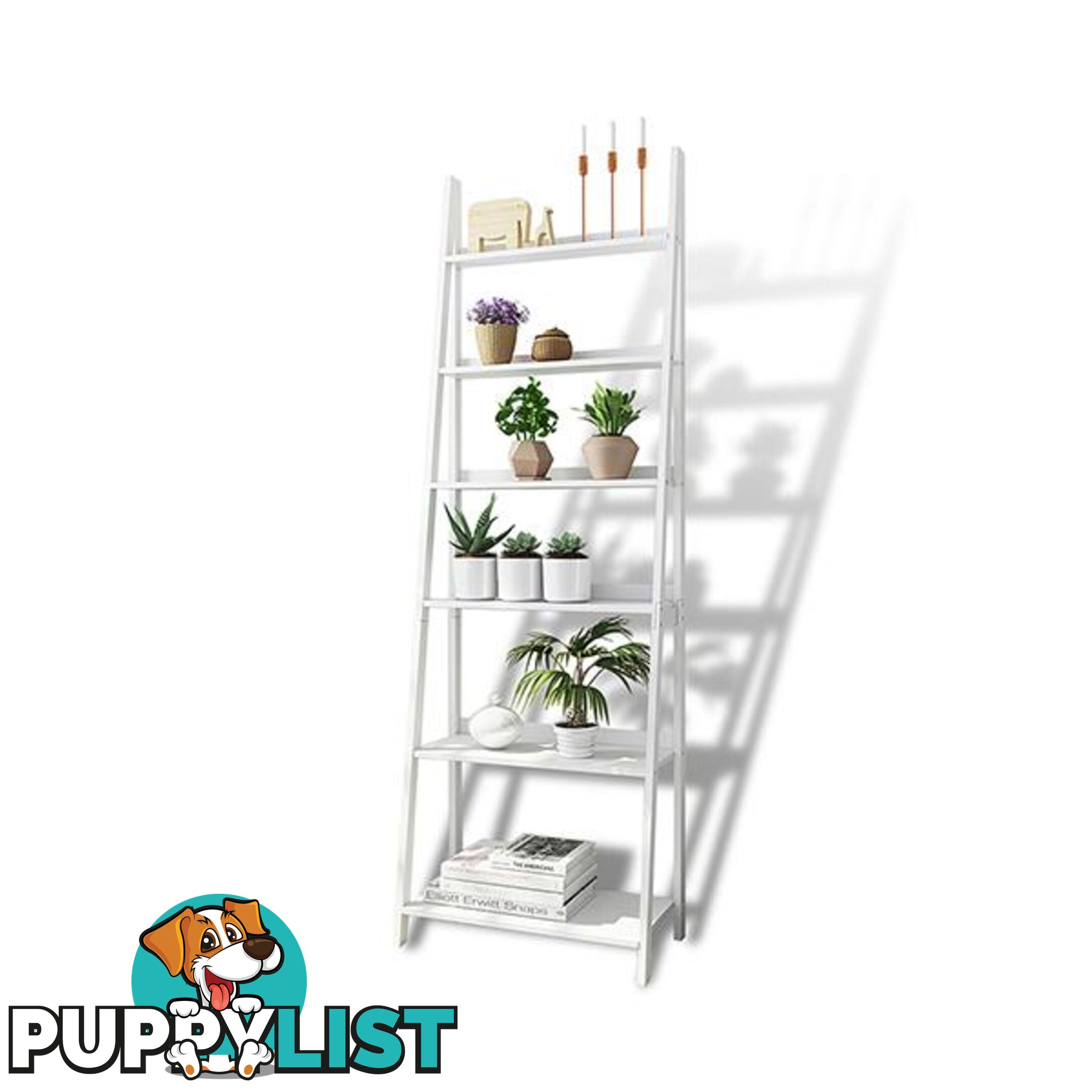 Chole 6 Tier Display Shelf Rack White - Unbranded - 733424616327