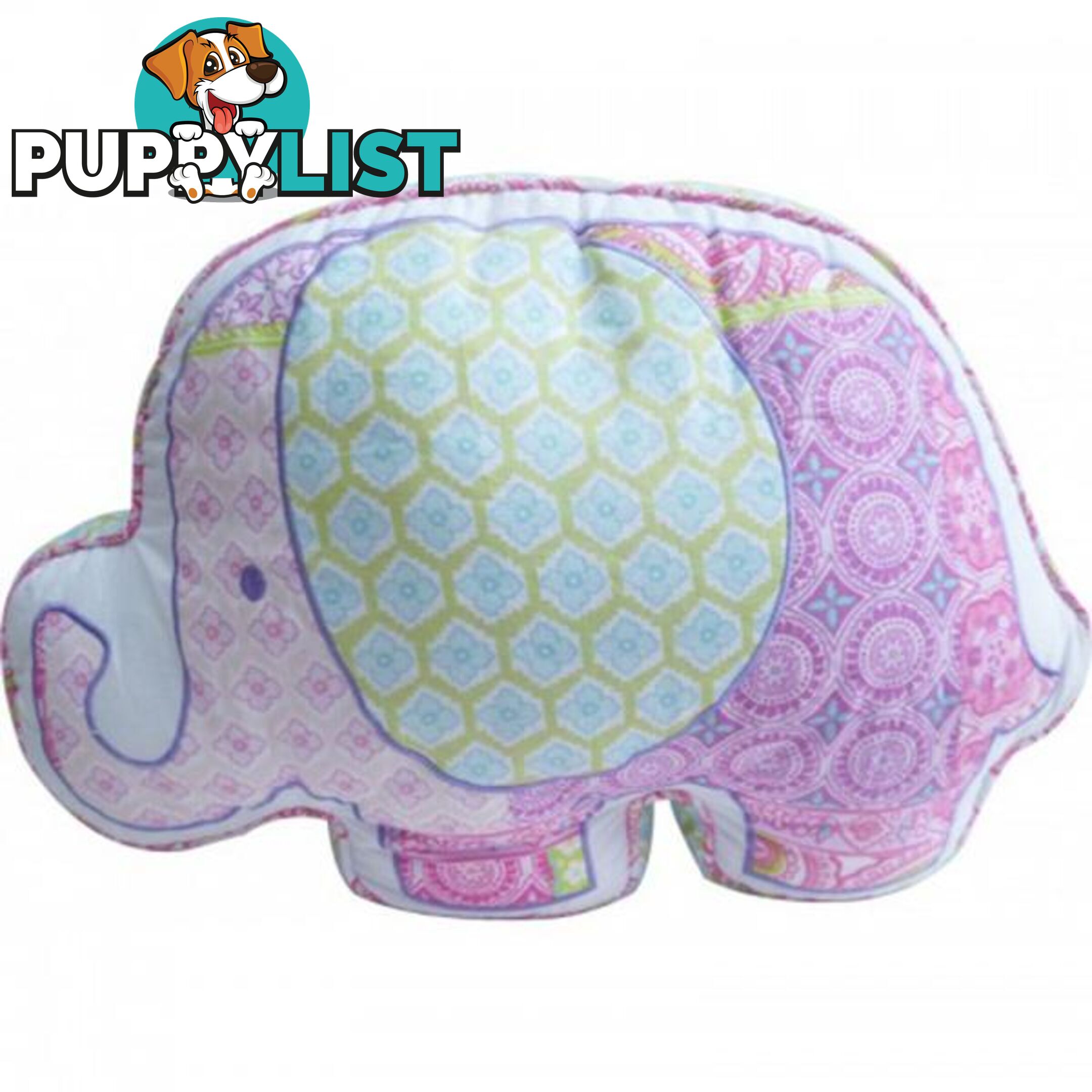 Elephant Cuddling Cushion - Qtoys - 8936074263572