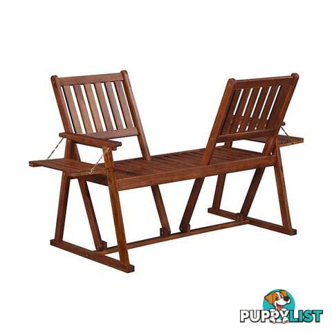 Garden Bench 165 Cm Solid Acacia Wood - Unbranded - 8718475613640