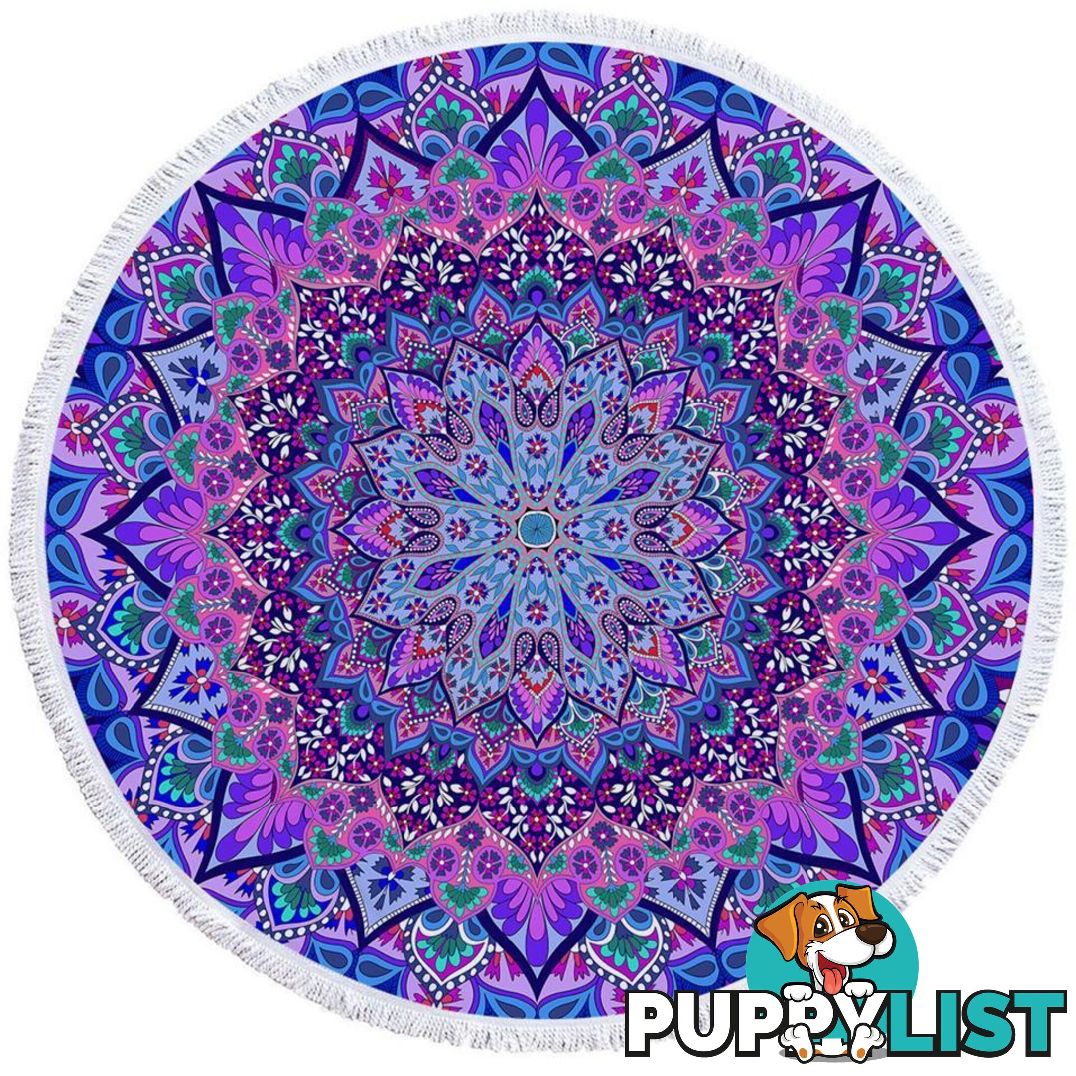 Loaded Mandala Beach Towel - Towel - 7427046328173