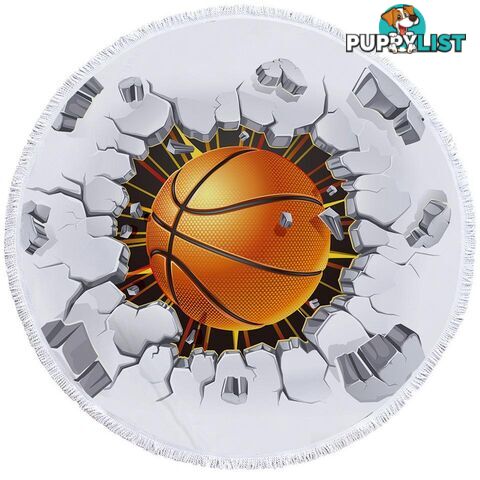 Basketball Beach Towel - Towel - 7427046344364