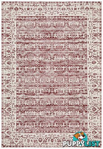 Magnolia Border Rose Rug - Unbranded - 9375321879811