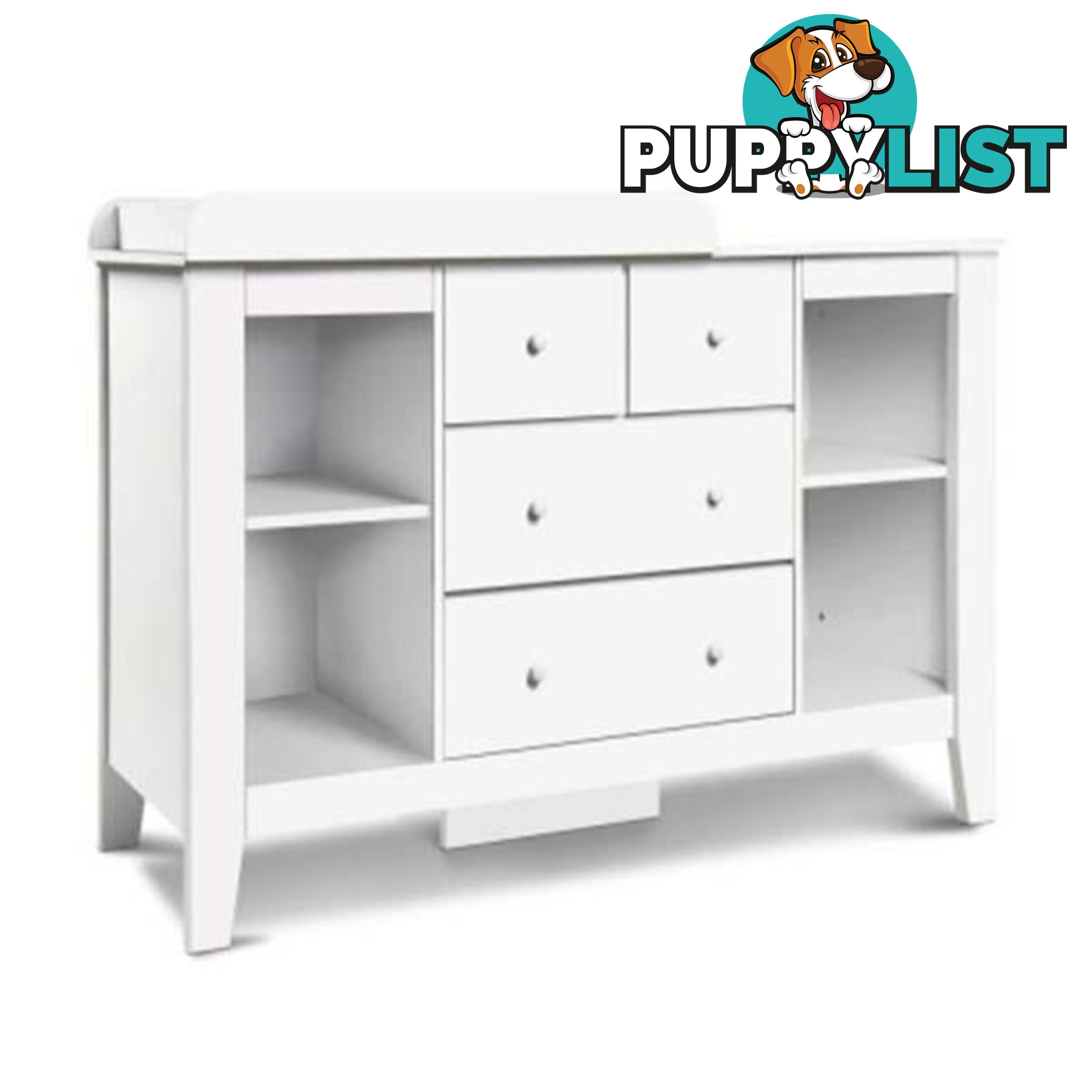 4-Drawer Baby Chest - Keezi - 4344744396538