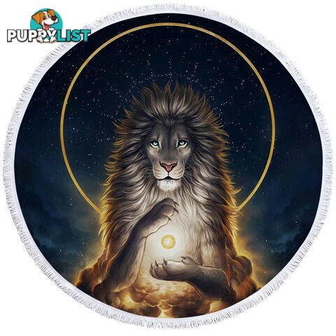 Lion God Beach Towel - Towel - 7427046331074