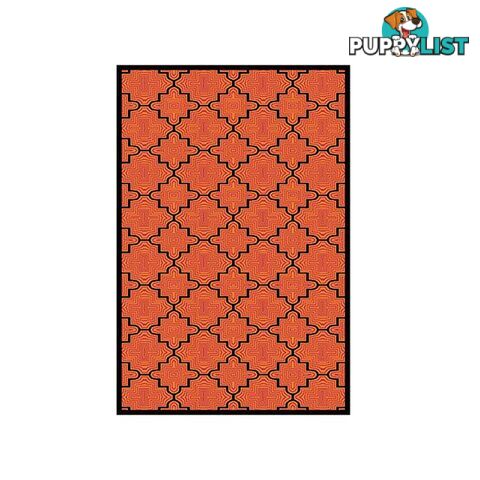 Botticelli Tile Orange Rug - Unbranded - 5414452713817