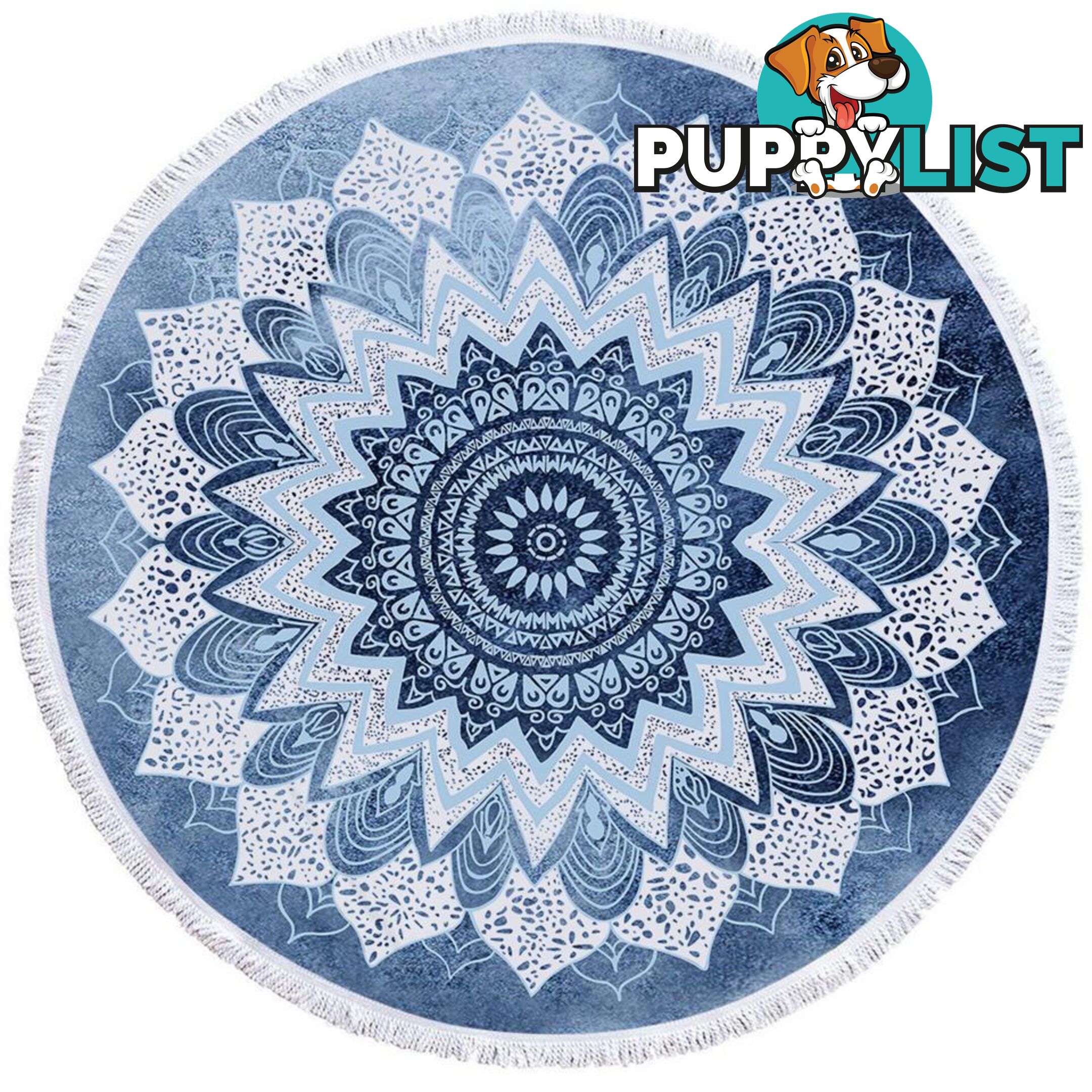 Ocean Mandala Beach Towel - Towel - 7427046325424