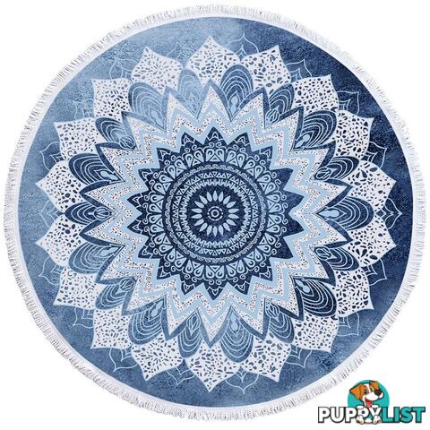 Ocean Mandala Beach Towel - Towel - 7427046325424