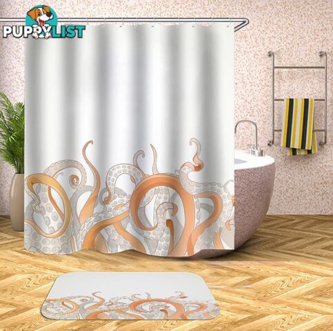 Wild Octopus' Arms Shower Curtain - Curtain - 7427046010498