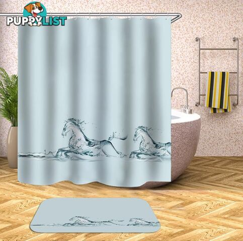 Water Magic Horses Shower Curtain - Curtain - 7427045946057