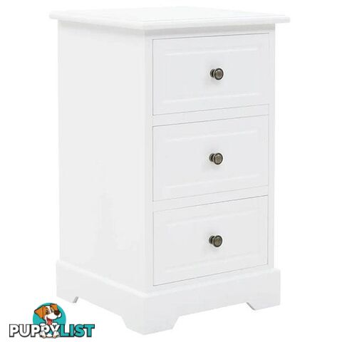 MDF and Pinewood Bedside Cabinet 35x32x59cm - Unbranded - 7427046238687